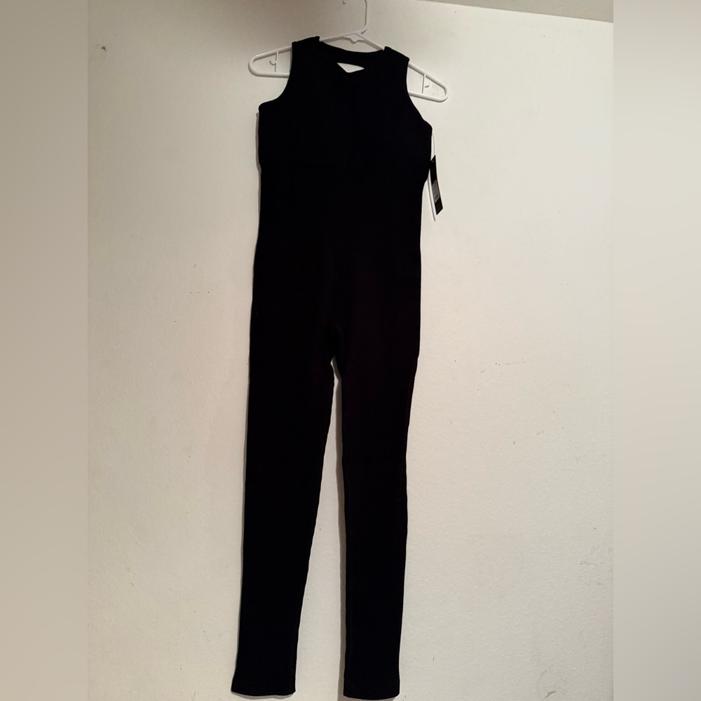 Fashion Nova Sleek Black Jumpsuit